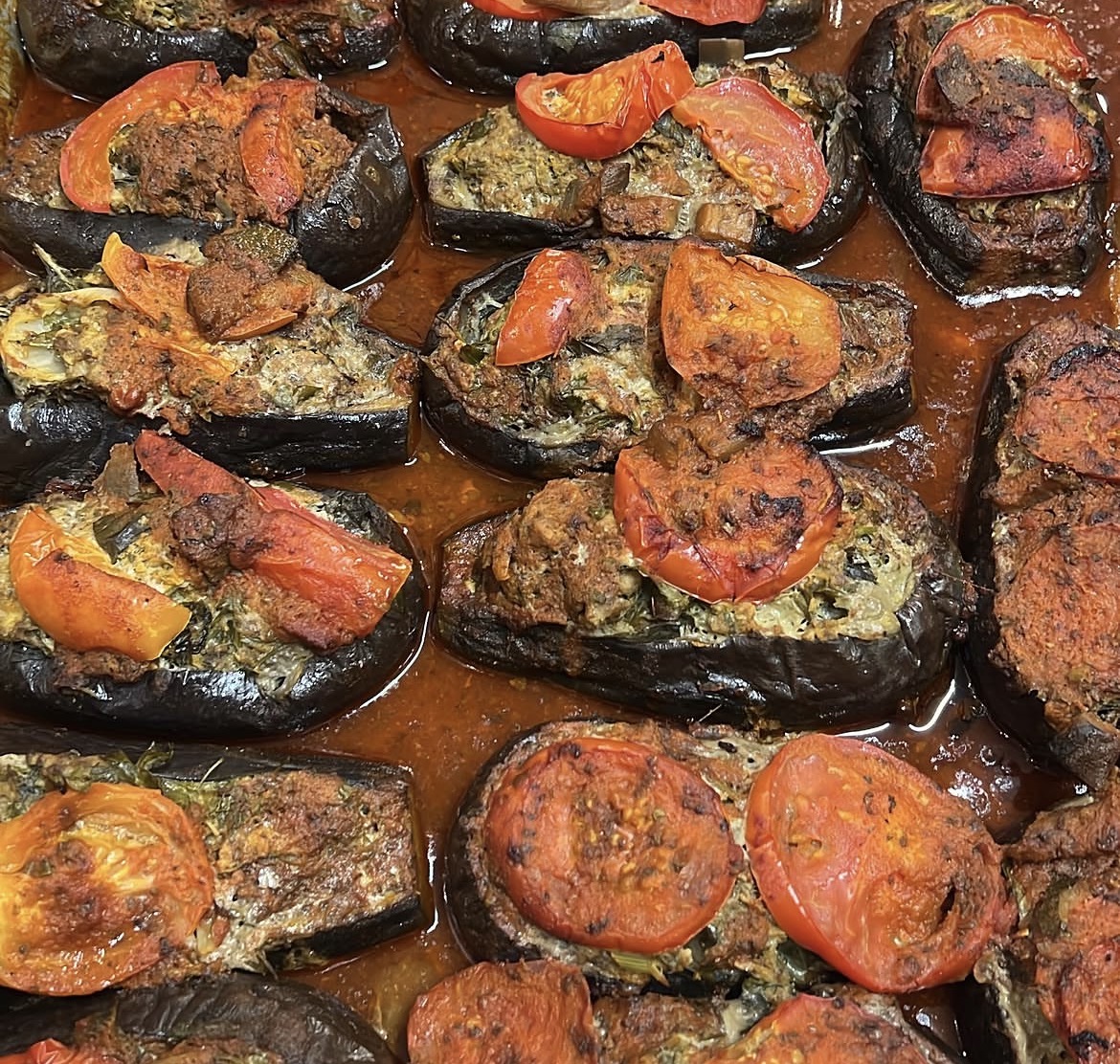 Aubergines provençales farcies au bœuf